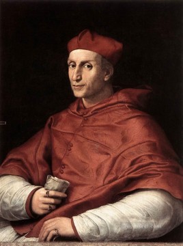 ラファエル Painting - ルネサンスの巨匠ラファエロ枢機卿ビッビエナの肖像